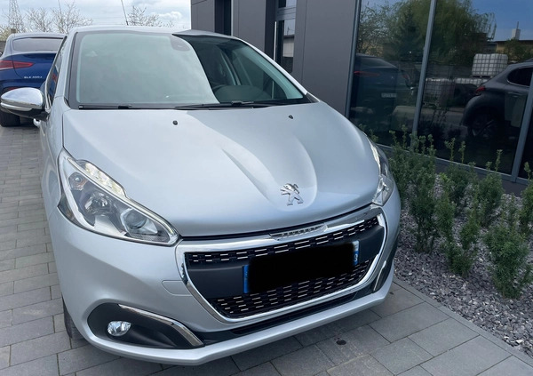 Peugeot 208 cena 39500 przebieg: 46300, rok produkcji 2018 z Wyszków małe 106